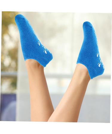 minkissy 2 Pairs Gel Socks Moisturizing Socks for Foot Care Spa Sock Moisture Retention Socks Foot Softening Cracked Heel Socks Feet Care Socks Miss Foot Glue Household Cotton Yarn - Buy Online on GoSupps.com