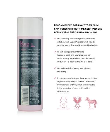 Bare by Vogue - Medium Self-Browner for All Skin Types | Long-Lasting Tan for Face & Body - 200ml - Buy Online on GoSupps.com
