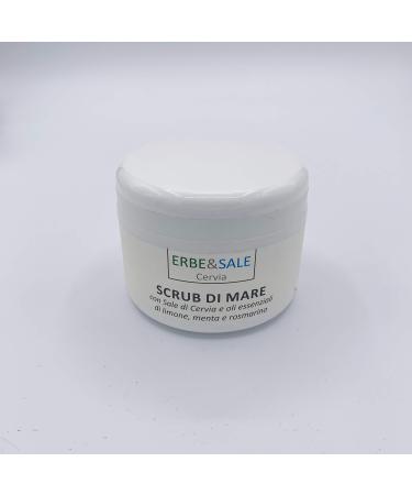 Erbe & Sel Cervia Gommage de mer avec sel de cerge et huiles essentielles de citron menthe et romarin 300 g fabriqu en Italie