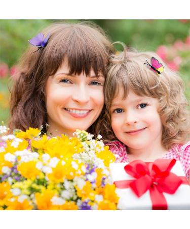 20 Colorful Butterfly Hair Clips - Glitter Baby & Toddler Clips for Girls & Women - International Shipping - Buy Online on GoSupps.com