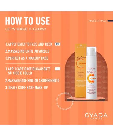  GYADA COSMETICS GYADA COSMETICS Radiance Oily Skin Face Cream Brightening Face Cream Oily Skin Normalizing Regenerating Antioxidant Contrasting the Signs of Age Vitamin C Based 50 ml - Buy Online on GoSupps.com