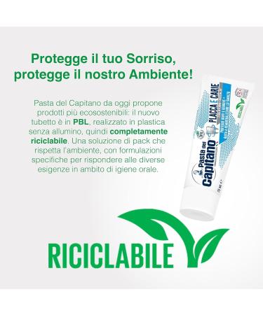 Buy 4x Pasta del Capitano Toothpaste for Plaque & Caries - 100ml with Free Beni Culinari Keychain | International Shipping - Buy Online on GoSupps.com