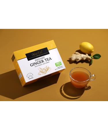 Imozai Instant Ginger Tea With Honey Crystals (Lemon Flavor) - 30 Sachets, 30 Count Pack - Buy Online on GoSupps.com