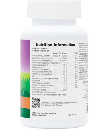NaturesPlus Animal Parade Multivitamin Children's Gummies - 90 Count - Assorted Cherry Grape & Orange Flavors - Supports Immune System - Vegetarian Gluten Free - 30 Servings - Buy Online on GoSupps.com