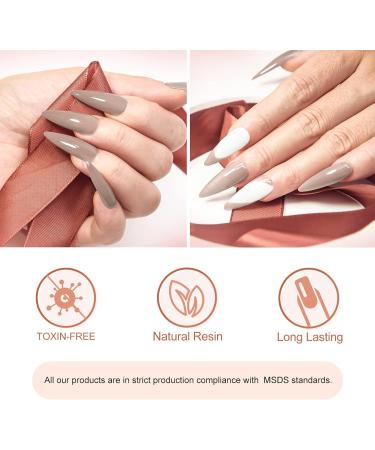 VENALISA 50ml Builder Nail Gel Kit - Gray Nude Camouflage Natural Color Poly Gel - Buy Online on GoSupps.com