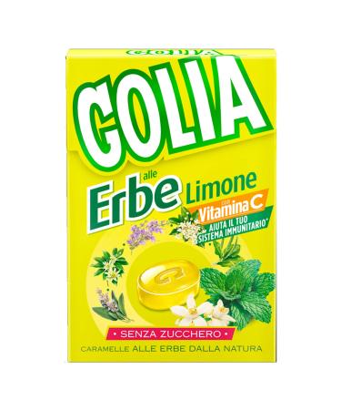 Perfetti Van Melle 20 Cases 46 g Caramella Golia Erb and Silt Without SUBER GOLA VITAMIN C