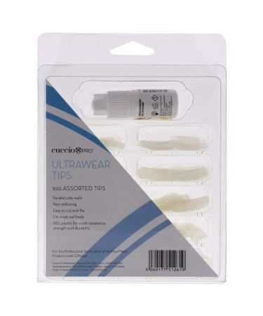Cuccio Pro - Pro Ultrawear Tips - for women - acrylic nails - 100 pieces