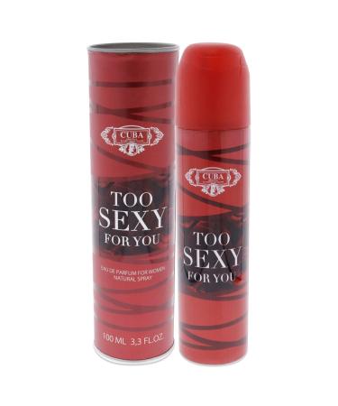 Cuba Cuba Too Sexy For You Women EDP Spray 3.3 oz