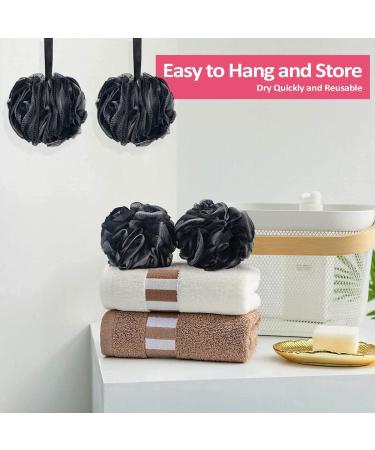 Exfoliating Mesh Bath Sponge 75g - Gentle Shower Sponge for Smooth Skin - Buy Online on GoSupps.com