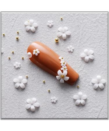 3D Flower Nail Charms & Metal Caviar Beads - Nail Art Decoration for Women & Girls - Buy Online on GoSupps.com