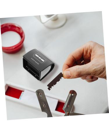 Hapinary Razenklingen Bank Disposal Case - Metal Blade Dispenser & Container | Trustproof Steel for Safe Blade Disposal - Buy Online on GoSupps.com