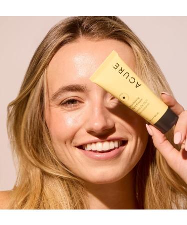 Acure Brightening Night Cream - Radiance Boosting Night Face Cream for Women & Men Hydrating & Revitalizing Moisturizer for Uneven Skin Tone & Dullness w/Chlorella Echinacea & Argan Oil - 1.7 fl oz - Buy Online on GoSupps.com