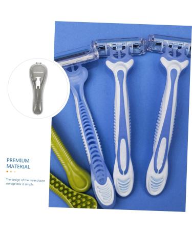 Minkissy Razor Storage Box & Travel Bag for Men | Perfect Gifts for Men | Stylish & Practical Razor Organizer - Buy Online on GoSupps.com