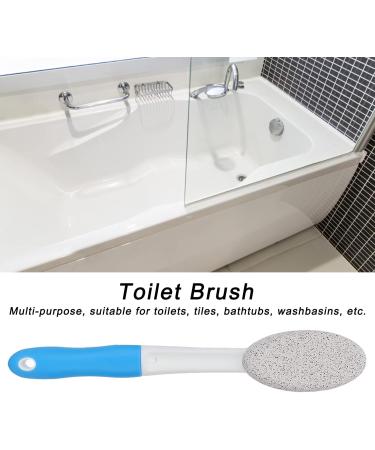 Pumice Stone Toilet Bowl Clean Brush with Handle Pumice Scouring Pad Stick for Cleaning Toilet Bathtubs Kitchen Sink Grill Household - Buy Online on GoSupps.com