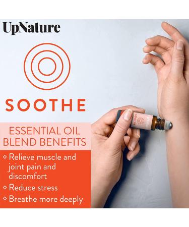 Soothe Essential Oil Roll On: Reduce Muscle & Pain, Breathe Easy, Improve Circulation - Peppermint & Eucalyptus Aromatherapy Blend | Stocking Stuffer - Buy Online on GoSupps.com