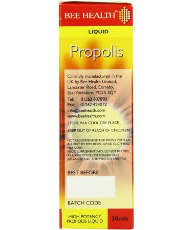 Organic Bee Health Propolis Liquid 30ml - Natural Immune Support - Buy Online on GoSupps.com