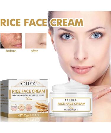  Sloane Sloane Korean Rice Face | Brightening Moisturizer for Long Lasting Hydration | 1.76 FL.oz Rapi Absorbing Rich Moisturizer - Buy Online on GoSupps.com