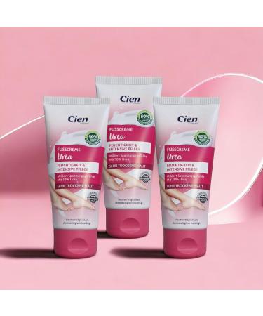 Cien Foot Cream Urea 10% - 4 Pack (4 x 100 ml) for Extremely Dry & Cracked Feet | Buy Internationally - Buy Online on GoSupps.com