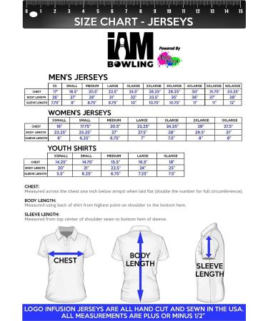 Logo Infusion Dye-Sublimated Bowling Jersey - I AM Bowling Fun Design 2027-ST - Storm X-Large - Buy Online on GoSupps.com