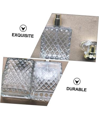 FRCOLOR Perfume Bottle Empty Perfume Mini Spray Bottle Perfume Container Empty Scent Bottle Perfume Dispenser Mini Perfume Liquid Bottle Pump Casing Glass Bottle Square Travel - Buy Online on GoSupps.com