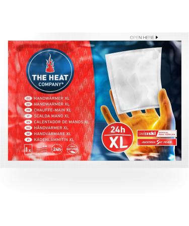 The Heat Company Handw lmer XL - 10 or 40 pieces - extra warm - large pocket warmer - warming pillow - 24 hours of warm hands - immediately ready for use - air -activated - purely 10 pieces of course