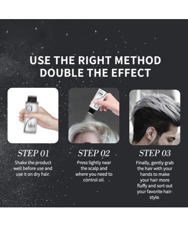 Powder Puff 20g - Hair Volume Powder Easy Application Texture - All Day Hair Styling Treatments for Men Women Girls Easy to Make Hair Dry and Clean (0.7oz) Sillervan - Buy Online on GoSupps.com