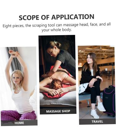 Buy BUIFULSIC 8ST Abtreftall Gua Sha Tools - Chinese Natural Massage Device for Neck Muscle Relief & Meridian Therapy - Buy Online on GoSupps.com