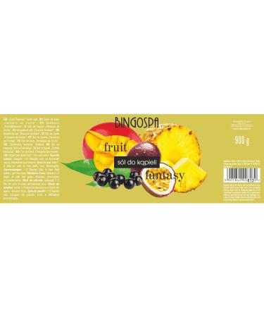 Sel de bain aux fruits fantaisie 900 g BINGOSPA - Buy Online on GoSupps.com
