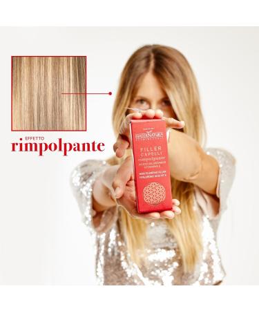 Maternatura Plumping Hair Treatment with Hyaluronic Acid and Vitamin E Filling Finishing Anti-Frizz and Shine Made in Italy - 50 ml - Buy Online on GoSupps.com