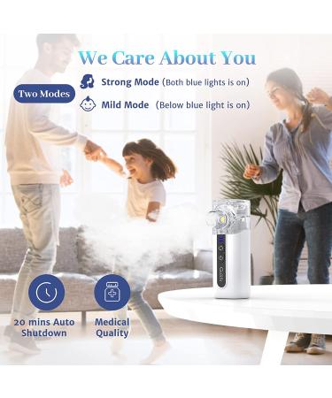 Household Nebulizer | Carbon Fiber Portable Mesh Inhaler for Kids, Adults & Elderly - Buy Online on GoSupps.com