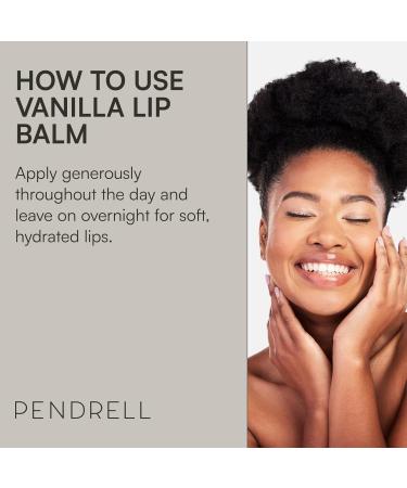 Vanilla Lip Balm - Hydrating & Soothing | Infused with Hyaluronic Acid Shea Butter & Vitamin E | 30g for Men & Women - Buy Internationally - Buy Online on GoSupps.com