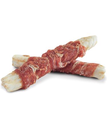 Dogit Snack Bar Rawhide Dog Treats Chicken-Wrapped Rolls 2 pcs Dog Treats for Large Dogs Dog Chews Friandise Pour Chien Rawhide Dog Chews Gaterie Pour Chien - Buy Online on GoSupps.com