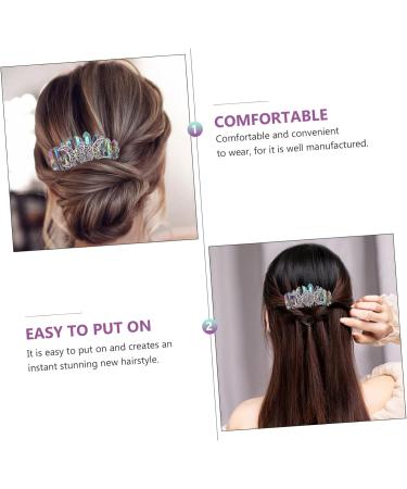 Didiseaon 1pc Niang Silver 20-tooth Hair Comb Wedding Hair Clip Fancy Hair Combs Decorative Hair Combs Bridal Hair Comb Handmade Silver Hair Clips Tiara Bride Girl Copper Wire Silver Wire - Buy Online on GoSupps.com