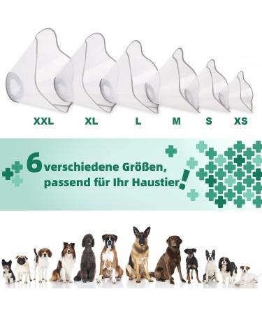 Supet Rewkrause Protective Collar for Dogs & Cats | Leak-Proof Neck Cone for Sore Recovery | Size M (30-34 cm) - White - Buy Online on GoSupps.com