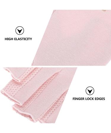 Fomiyes UV Resistant Fingerless Gloves for Nail Art & Skin Care | Anti-UV Hand Protection - Buy Online on GoSupps.com