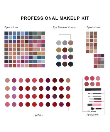 Hot Sugar 182 Colors Full Makeup Kit - All-in-One Cosmetic Set for Women & Teen Girls | Perfect Birthday & Holiday Gift - International Shipping Available - Buy Online on GoSupps.com