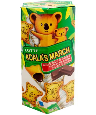 Lotte Koala's March Cookie with Chocolate Cream, 1.45 oz