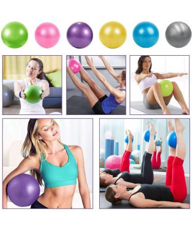 XIECCX Mini Yoga Ball 9 Inch - Home Exercise Pilates Therapy Balance Barre Equipment - Core Stability Training for Physical Fitness - Black - Buy Online on GoSupps.com