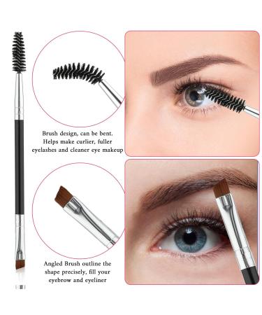 4PCS Mascara Fan Brush Set - 2024 New Folding Scalloped Lash & Eyebrow Separator - Essential Eye Makeup Tool for Perfect Lashes - Buy Online on GoSupps.com
