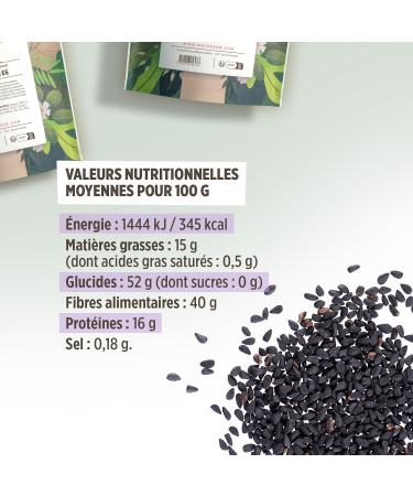  Plan te au Naturel Nigella seeds 500g - Buy Online on GoSupps.com