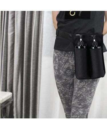 Massage Bottle Bag & Oil Holster | Premium Lotion Holder for Massage Therapists - TH2KD-9DBlack-New - Buy Online on GoSupps.com