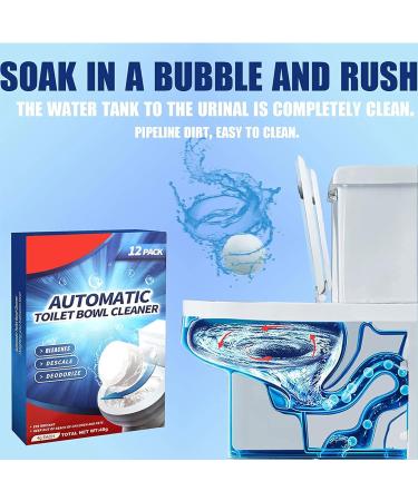 Toilet Bowl Cleaner Toilet Bowl Cleaning Tablets Tablets Toilet Freshener Toilet Bowl Cleaner Toilet Limescale Remover Strong Toilet Tablets Deep Cleaning Foam Action Tabs 12pcs - Buy Online on GoSupps.com