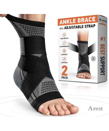 AREST (2 -pack) ankle bandage - foot tape ankle - Ultra thin bone bandage - foot bandages ankle - foot bandages ankle