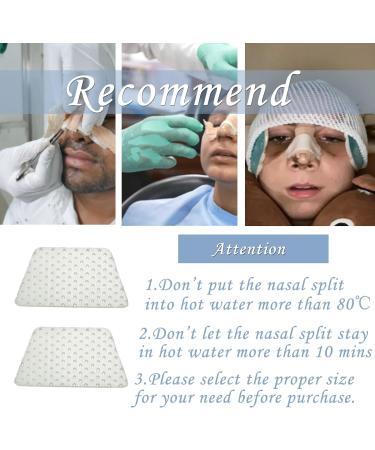 Thermoplastic Nasal Splints 5pcs-M Size (B) Medium - Nose Brace for Rhinoplasty & Septoplasty Surgery Support - Buy Online on GoSupps.com
