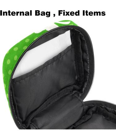 Shop Women's Binding Bags - Irish Cloverleaf Pattern Tampon Storage Multi Zip Pocket Design - Buy Online on GoSupps.com