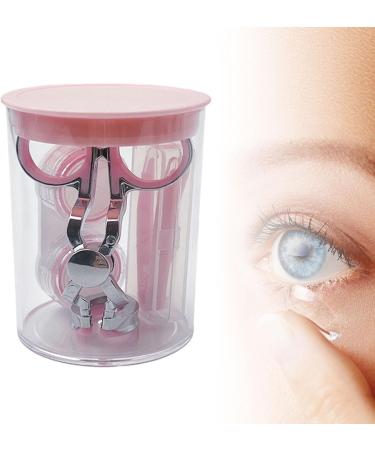 Perfk Eye-Care Lens Tweezers & Eyelid Stretching Tools - Compact & Travel-Friendly Pink Tool for Outdoor Activities & Home Use - Buy Online on GoSupps.com