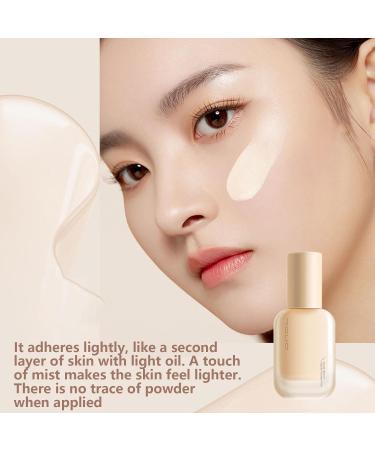 Dry Skin Foundation | Creamy Natural Foundation | Heat & Sweat Resistant Matte Concealer Lightweight Liquid Moisturizing Brightening Foundation for Makeup Puchen - Buy Online on GoSupps.com