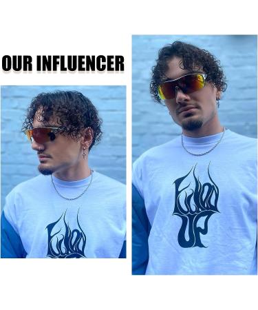 DUCO Polarized Sports Cycling Sunglasses for Men | 5 Interchangeable Lenses | Running, Golf, Fishing, Hiking | Gunmetal - Buy Online on GoSupps.com