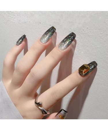 KRISNICE Color Changing Gel Nail Polish Gift Set - White Black Glitter Mood Chameleon - Soak Off UV LED Thermal Temperature Art Manicure Kit Varnish (KWB2-003) - Buy Online on GoSupps.com
