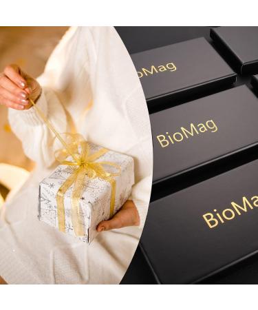 BioMag Copper Bracelet for Men - 8.5in Adjustable Magnetic Wristband with Ultra Strength Magnets - Copper Black - Buy Online on GoSupps.com